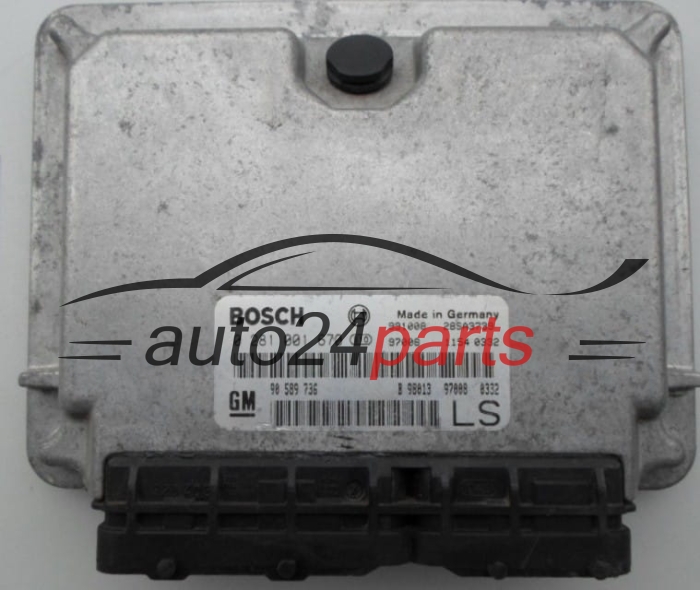 Μονάδα Ελέγχου Κινητήρα  OPEL 1.7 DTL BOSCH 0 281 001 670,  GM 90 589 736 LS