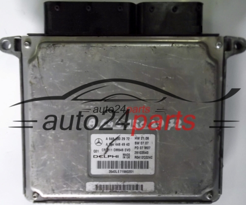 ECU ENGINE CONTROLLER MERCEDES E220 CDI E-KLASA W211 A6461502972 , 6461502972, A0044464940
