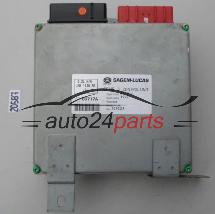 CENTRALINA MOTORE JAGUAR SAGEM LUCAS LNB 1410 BB, LNB1410BB, 80717A, 109779