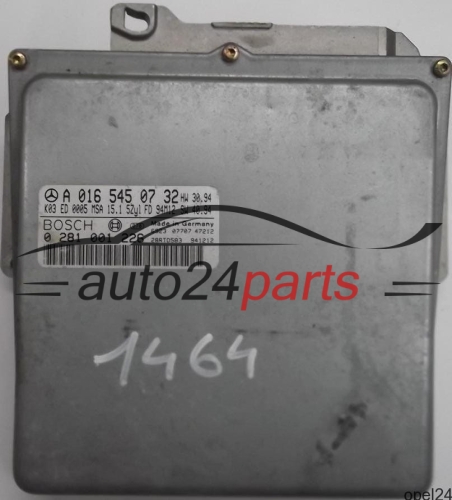 MOTORSTEUERGERÄT ECU STEUERGERÄT MERCEDES W202 C-KLASA C 250 A0165450732, A 016 545 07 32, 0165450732, BOSCH 0281001226, 0 281 001 226