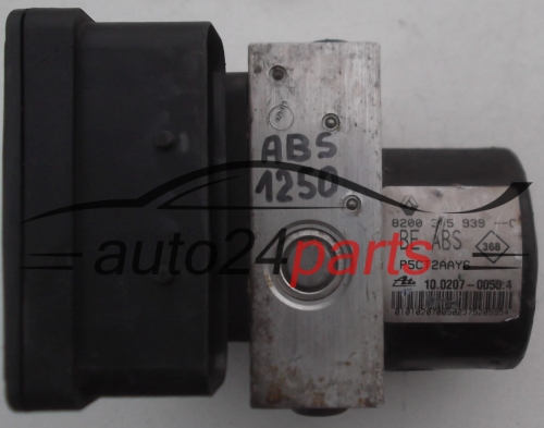 BOMBA HIDRAULICA Y CENTRALITA ABS RENAULT LAGUNA 8200 345 939 C, 8200345939C, P5CT2AAY6, ATE 10.0207-0050.4, 10020700504, 10.0970-1402.3, 10097014023
