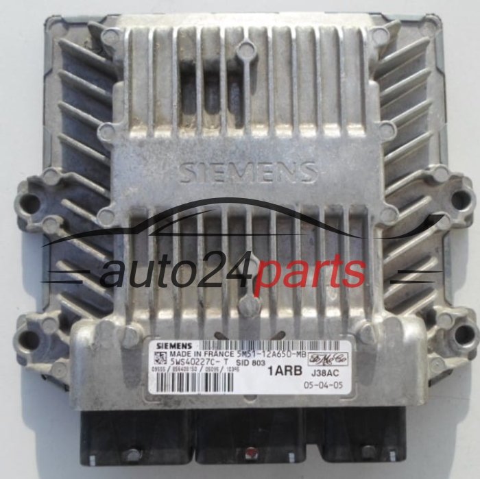 ECU ENGINE CONTROLLER  FORD FOCUS 2.0 TDCI SIEMENS 5WS40227C-T, FoMoCo 5M51-12A650-MB