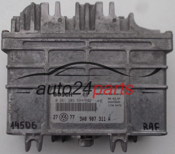 CALCULATEUR MOTEUR VW VOLKSWAGEN GOLF 1.8 BOSCH 0 261 203 591/592
