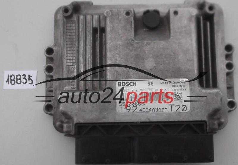 KOMPUTER STEROWNIK SILNIKA FIAT ALFA ROMEO 1.9 JTD BOSCH 0 281 012 862, 0281012862, 55200666