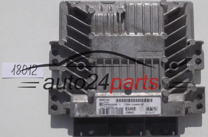 KOMPUTER STEROWNIK SILNIKA FORD FOCUS 2.0 TDCI 5WS40595E-T, 5WS40595ET, 7G91-12A650-UE, 7G9112A650UE, SID206