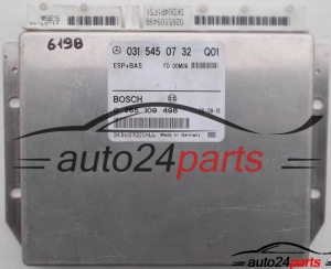 ECU CONTROLLER ABS ESP+BAS MERCEDES W210 BOSCH 0 265 109 498, 0265109498, 031 545 07 32, 0315450732 
