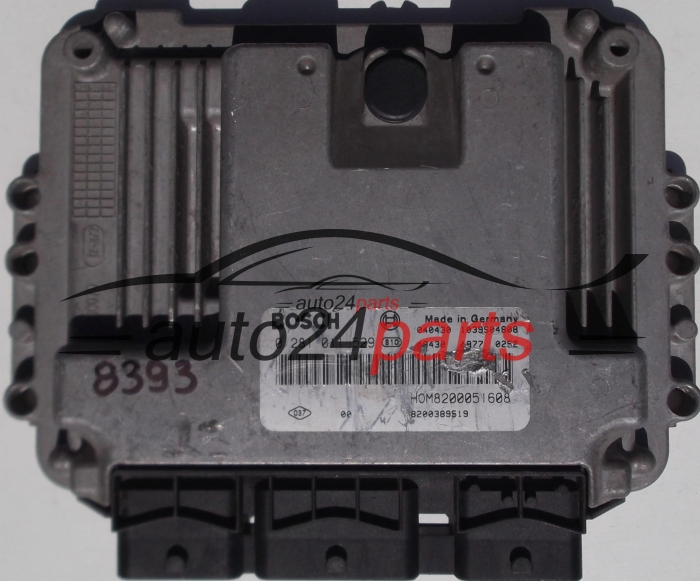 Μονάδα Ελέγχου Κινητήρα RENAULT TRAFIC OPEL VIVARO NISSAN PRIMASTAR 1.9 DCI BOSCH 0 281 011 529, 0281011529, HOM 8200051608, 8200389519, 1039S04808