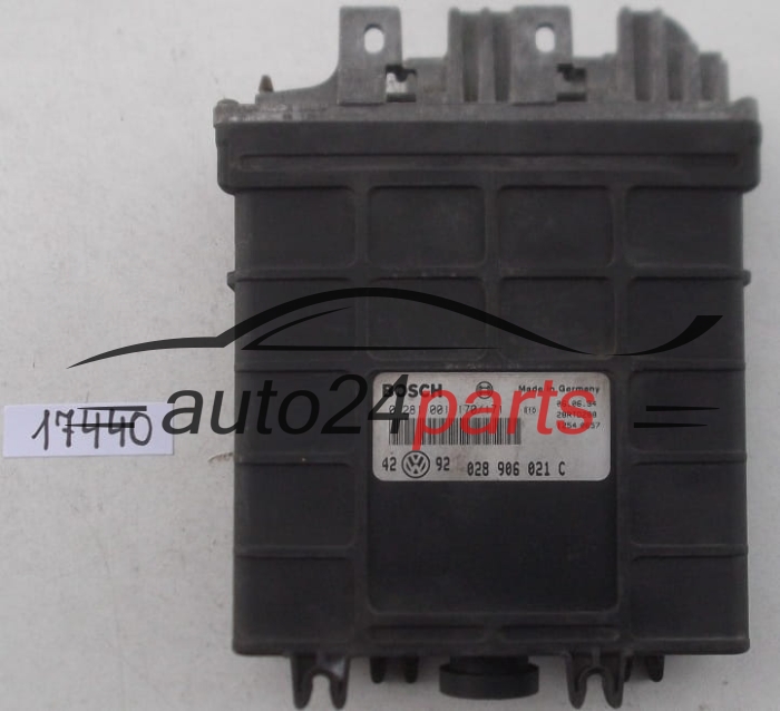 KOMPUTER STEROWNIK SILNIKA VW VOLKSWAGEN GOLF 1.9 TDI 028906021C, 028 906 021 C, BOSCH 0281001170/171