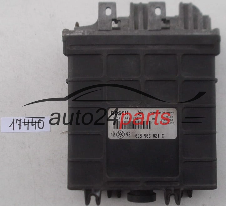 KOMPUTER STEROWNIK SILNIKA VW VOLKSWAGEN GOLF 1.9 TDI 028906021C, 028 906 021 C, BOSCH 0281001170/171
