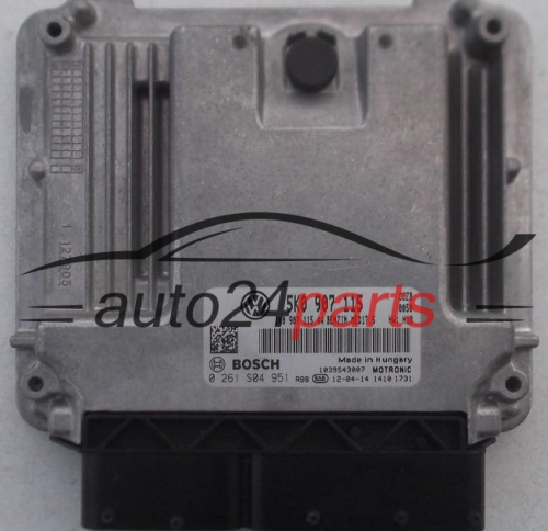 ECU ENGINE CONTROLLER VOLKSWAGEN GOLF BOSCH 0 261 S04 951,  5K0 907 115
