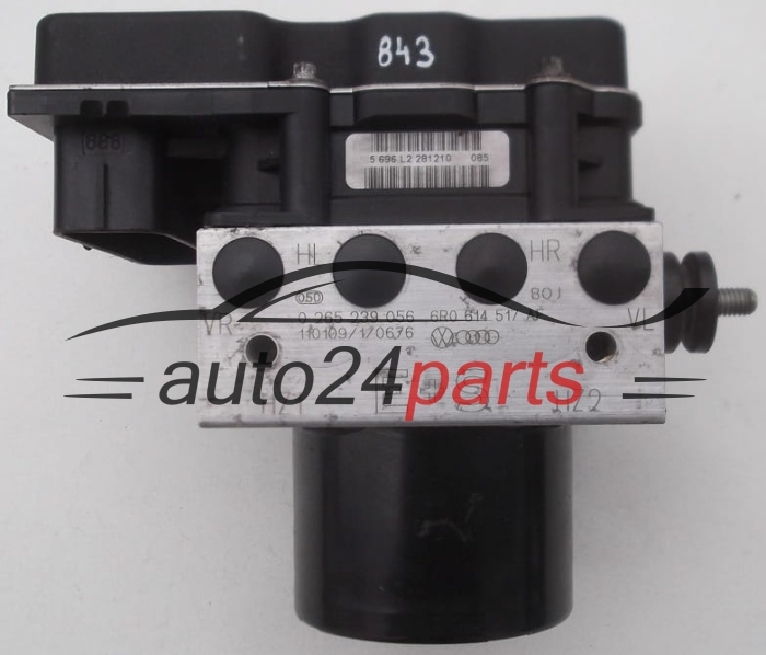 ABS PUMP VOLKSWAGEN POLO BOSCH 0 265 239 056, 0265239056, 6R0 614 517 AF, 6R0614517AF, 0 265 955 025, 0265955025, 6R0 907 379 AK, 6R0907379AK, 6R0 907 379 AF, 6R0907379AF