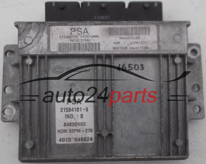 MOTORSTEUERGERÄT ECU STEUERGERAT CITROEN XSARA PICASSO 1.8 SAGEM 21584181-9, 215841819