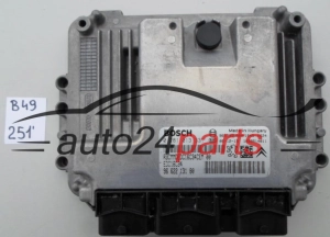 KOMPUTER STEROWNIK SILNIKA PEUGEOT 307 1.6 HDI BOSCH 0 281 013 331, 0281013331, 96 622 131 80, 9662213180, 9653958980, EDC16C34 -  