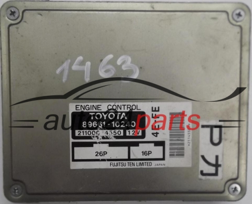 ECU ENGINE CONTROLLER TOYOTA STERLET 1.3 16V 89661-10240