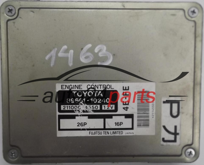 ECU ENGINE CONTROLLER TOYOTA STERLET 1.3 16V 89661-10240