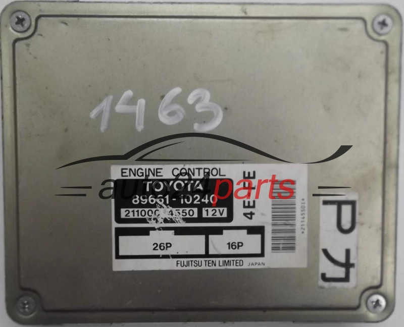 ECU ENGINE CONTROLLER TOYOTA STERLET 1.3 16V 89661-10240