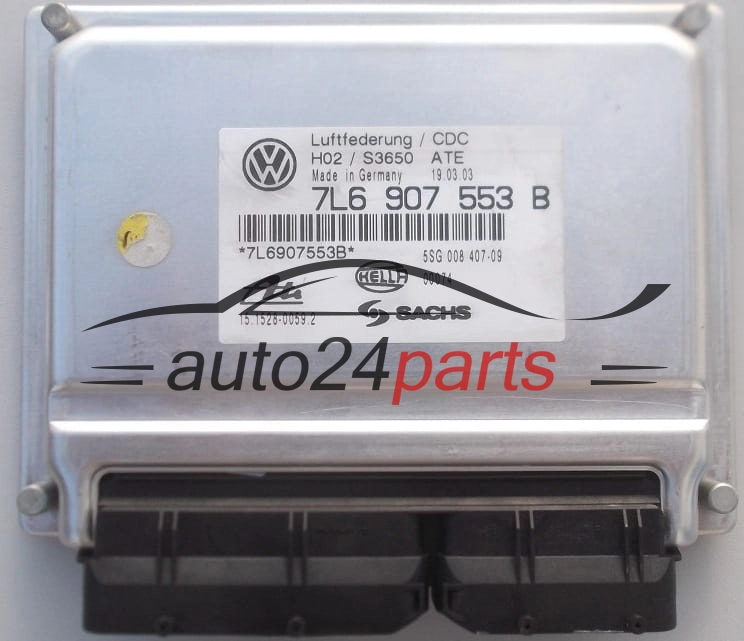 Commande de suspension  VOLKSWAGEN TOUAREG HELLA 5SG 008 407-09,  ATE 15.1528-0059.2,  7L6 907 553 B