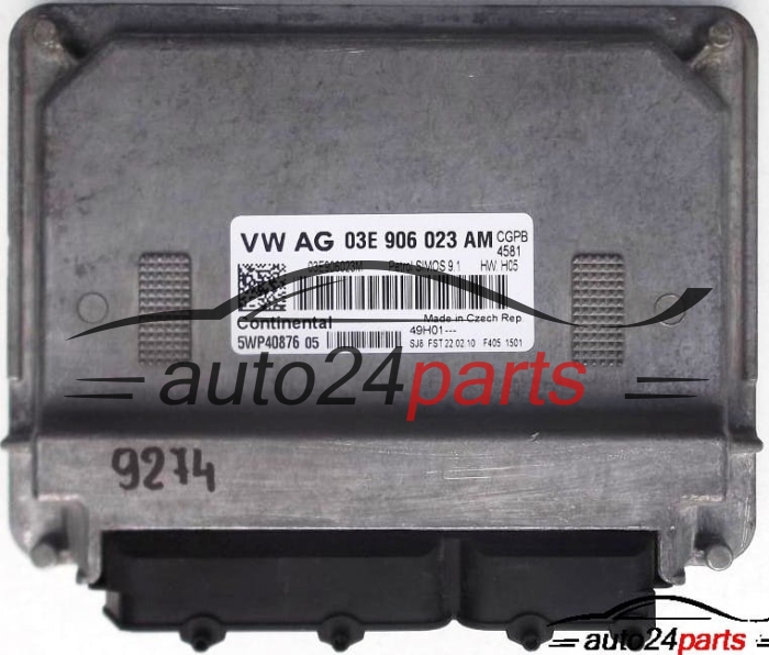 ΜΟΝΑΔΑ ΕΛΕΓΧΟΥ ΚΙΝΗΤΗΡΑ SEAT IBIZA,  03E906023AM, 5WP4087605, VW AG
