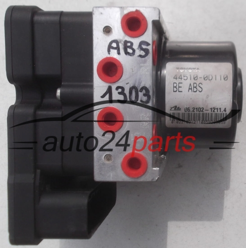 Aντλία ABS TOYOTA YARIS 44510-0D110, 445100D110, ATE 06.2102-1211.4, 06210212114, 06.2109-5622.3K, 06210956223K