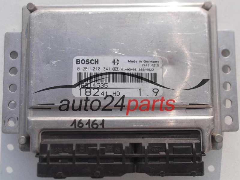 Μονάδα Ελέγχου Κινητήρα FIAT BRAVA BRAVO 1.9 JTD 46814535 18241HD BOSCH 0281010341, 0 281 010 341, 28SA4786