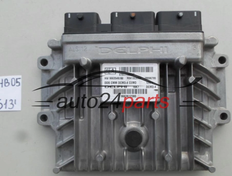 MOTORSTEUERGERÄT ECU STEUERGERAT CITROEN PEUGEOT R0413C006A, 28096795