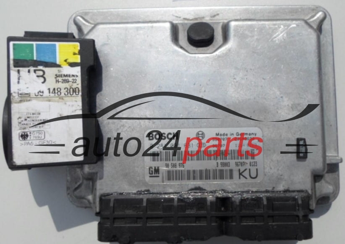 Centralina do motore OPEL ASTRA VECTRA ZAFIRA 2.0 DTI BOSCH 0 281 001 631, 90 508 976 KU
