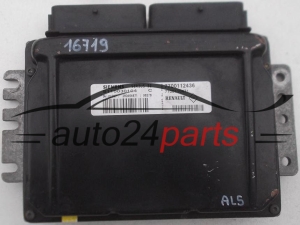 ECU ENGINE CONTROLLER RENAULT CLIO 1.2, SIEMENS S110030104 C, S110030104C, 7700112436, 7700110471