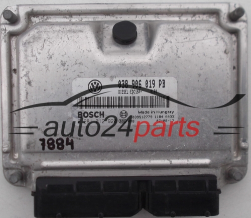 calculateur moteur pour volkswagen vw, skoda, audi 1.9 tdi