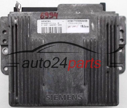 ECU ENGINE CONTROLLER RENAULT LAGUNA 1.8 S103717115 R, S103717115R, HOM7700864458, 7700864458, 7700106184