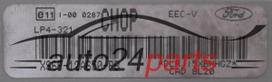 KOMPUTER STEROWNIK SILNIKA FORD FIESTA VISTEON XS6F-12A650-PB, XS6F12A650PB, CHOP, LP4-321