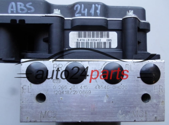 Αντλία αβς TOYOTA BOSCH 0 265 251 415, 0265251415, 44540-0H020, 445400H020, 0 265 951 530, 0265951530