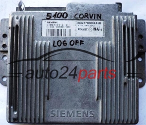 KOMPUTER STEROWNIK SILNIKA RENAULT LAGUNA 1.8 SIEMENS S103717115B, S103717115 B, HOM7700864458 HOM 7700864458, 7700867292 - 5100 LOGG.