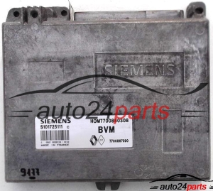 ECU CENTRALITA DE MOTOR RENAULT LAGUNA 1.8, SIEMENS S101725111 C, S101725111C, HOM7700860308 BVM 