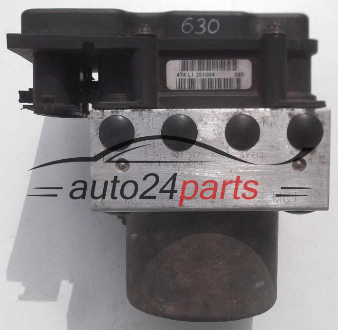 ABS CENTRALINA POMPA PRIMERA BOSCH 0 265 231 317, 0265231317, 47660 AV712, 47660AV712, 0 265 800 334, 0265800334