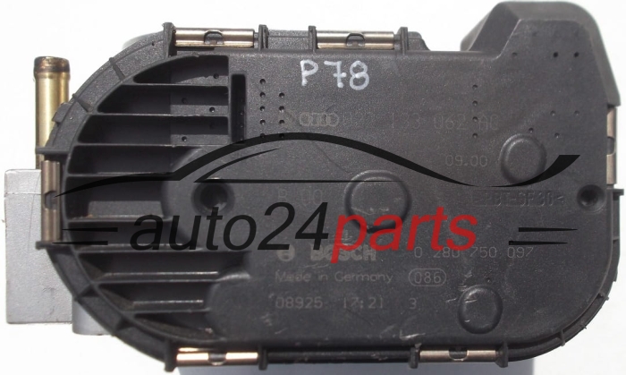 BOITIER DE PAPILLON AUDI SEAT VOLKSWAGEN BOSCH 0280750097, 022 133 062 AC