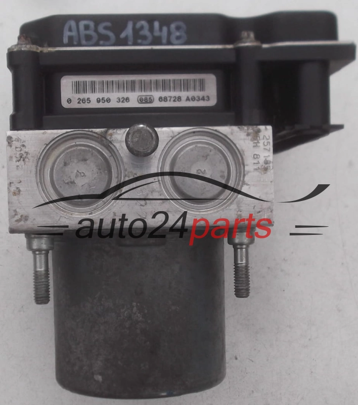 ABS CENTRALINA POMPA CITROEN PEUGEOT BOSCH 0 265 234 052, 0265234052, 96 499 881 80, 9649988180, 0265950326, 96 604 702 80, 9660470280