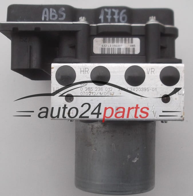ABS CENTRALINA POMPA BMW X3 E83 BOSCH 0 265 236 012, 3451 3420395-01