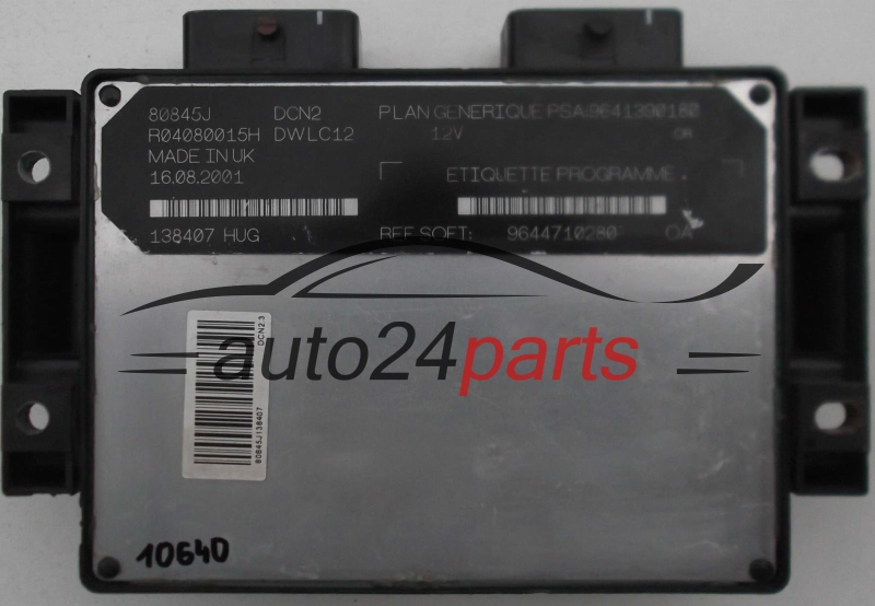 calculateur moteur pour citroen et peugeot 1.9d