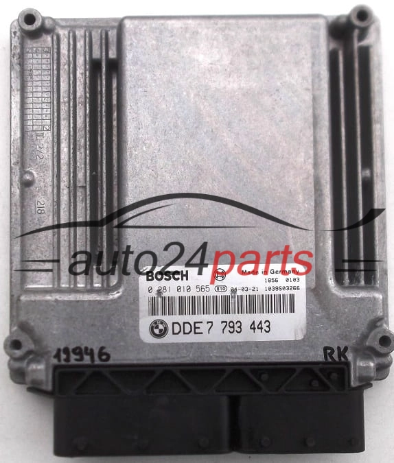 Μονάδα Ελέγχου Κινητήρα BMW E46 BOSCH 0 281 010 565, 0281010565, DDE7 793 443, DDE7793443, 7793443
