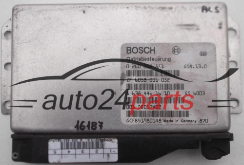 ECU αυτόματο κιβώτιο ταχυτήτων MERCEDES VITO VIANO 2.3 TD BOSCH 0 260 002 551, 0260002551, A 638 446 16 10, A6384461610, ZF 6058 001 052, ZF6058001052