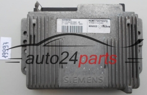 KOMPUTER STEROWNIK SILNIKA RENAULT CLIO 1.4 SIEMENS S115303102 B, S115303102B, HOM 7700110372, 7700112340 - 12491, 19997