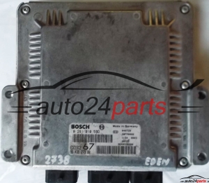 ECU CENTRALITA DE MOTOR PEUGEOT 406 2.0 HDI BOSCH 0281010593, 0 281 010 593, 9643527380, 96 435 273 80, 9640938680, EDC15C2 67 