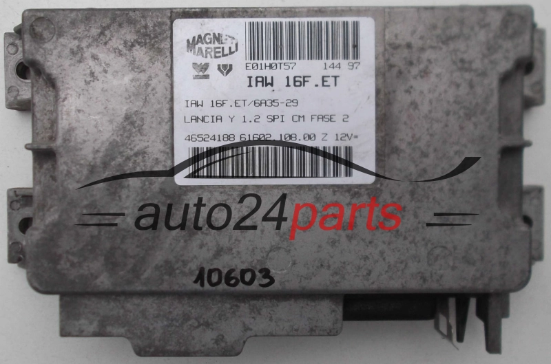 calculateur moteur pour fiat et lancia y ypsylon 1.2 