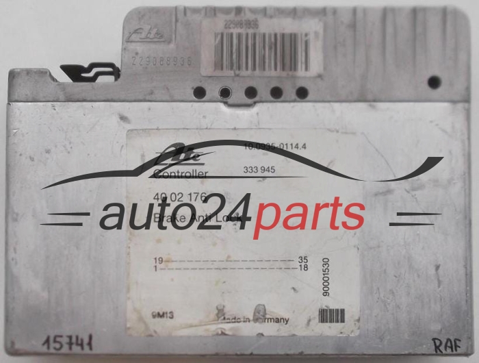 CENTRALITA ABS SAAB 9000 ATE 10.0935-0114.4, 10093501144, 40 02 176, 4002176