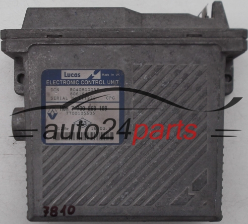 CENTRALINA DO MOTORE RENAULT SCENIC 1.9 TDI, R04080005F, 80616J, HOM7700868189, 7700105605 