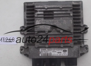 KOMPUTER STEROWNIK SILNIKA FORD FIESTA 1.4 TDCI SIEMENS 5WS40027J-T, 5WS40027JT, 2S6A-12A650-BK, 2S6A12A650BK, SID 802, 1BSE - 17260, 18237, C68, 19822