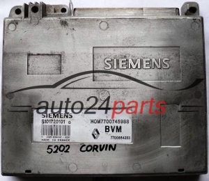 KOMPUTER STEROWNIK SILNIKA RENAULT SAFRANE 2.2 SIEMENS S101720101G, S101720101 G, 101720101, HOM7700745988, HOM 7700745988, 7700864283 - 5202