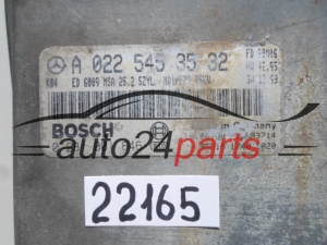 CENTRALITA DE MOTOR MERCEDES SPRINTER 2.9 TD BOSCH 0 281 001 646, 0281001646, A 022 545 35 32, A0225453532