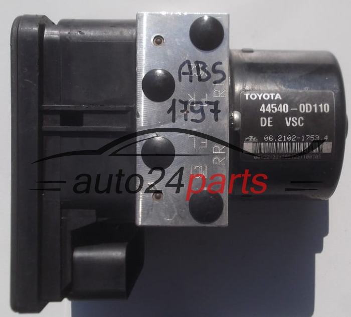 ABS PUMP TOYOTA YARIS 44540-0D110,  ATE 06.2102-1753.4,  89541-0D140,  06.2109-5856.3
