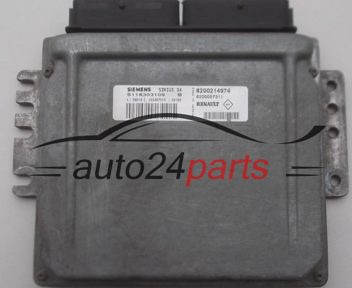 RENAULT CLIO SCENIC SIEMENS S118303109 B, S118303109B, 8200214974, 8200057311